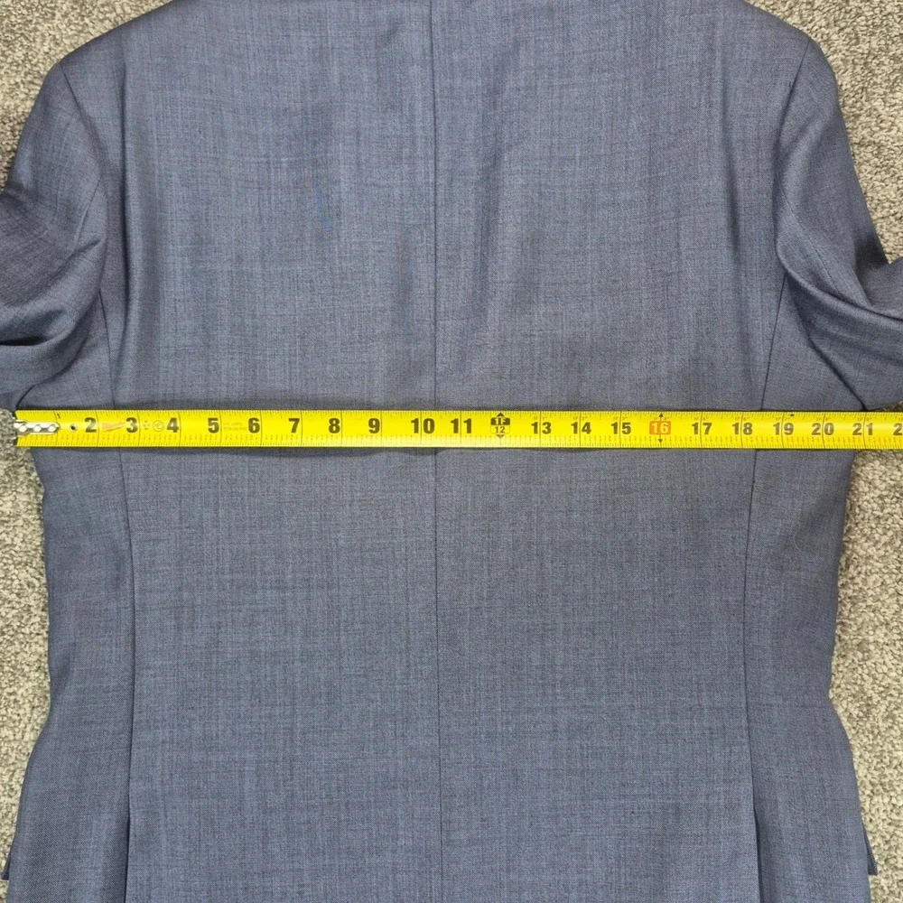 J.Crew Suit Mens 40R Blue Crosby Tollegno 1900 Italian Wool Ludlow Slim 32x32